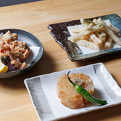 出汁大根の唐揚げ