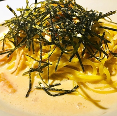 【クリームソース】サーモンとタラコのクリームパスタ