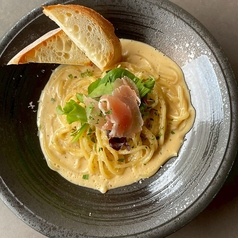 ブルーチーズのクリームパスタ