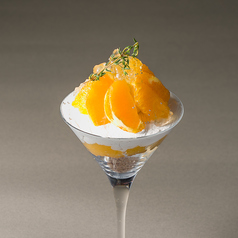 オレンジとカモミールパフェ