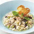 料理メニュー写真&nbsp;白身魚と香味野菜のオリエンタルスープ　レモンバームの香り