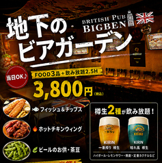 英国風バルBIGBEN ビッグベンのコース写真