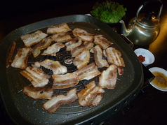 サムギョプサル豚三枚肉のヘルシー焼肉
