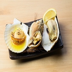貝三種盛り