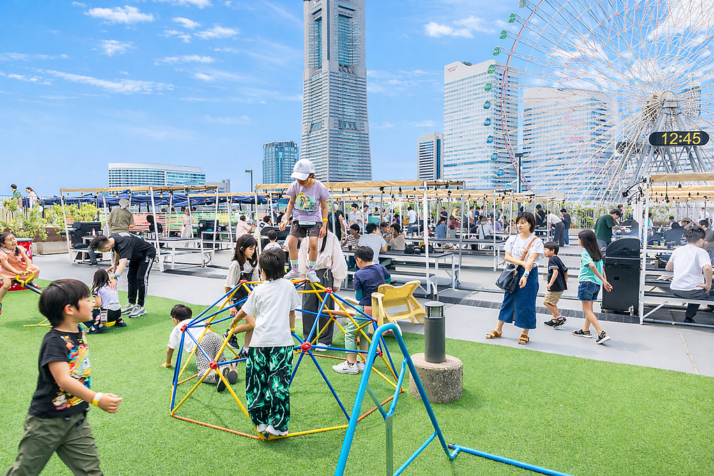 お子様連れのBBQでもキッズエリアが充実しているため、お子様連れでも安心してBBQを楽しめちゃいます