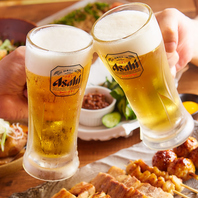 人気の飲み放題プラン◎2h飲み放題1800円～ご用意