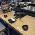カウンター×6席1名様から2名様までのご利用も可能ですゆったりカウンターでお食事をお楽しみください