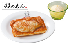 クロワッサンたい焼 バニラアイス添え