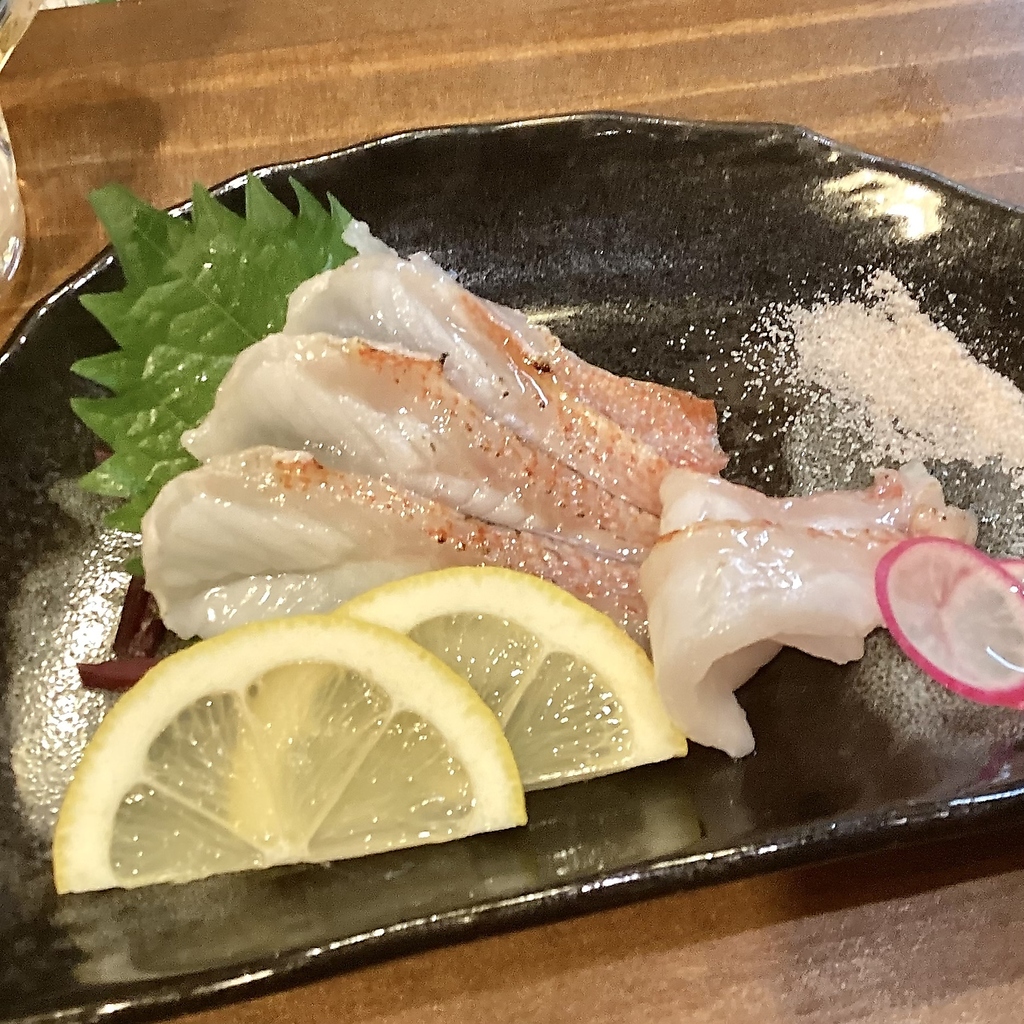 【過去のおすすめ紹介】きんきの炙り刺し