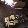 お誕生日などのお祝いプレートをご用意しております♪ご予約はクーポンページよりお願いいたします！