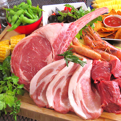 ご予約3名様 トマホーク付bbqコース 100分飲み放題付 全13品 6490円 ビアガーデン ババババーベキュー Barbubba q 小倉魚町 ダイニングバー バル ホットペッパーグルメ