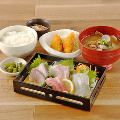 刺身・あさり汁定食