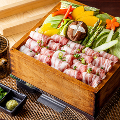 三元豚と有機野菜せいろ蒸し