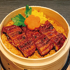 蒸籠飯　セイロメシ　炭焼きうなぎ