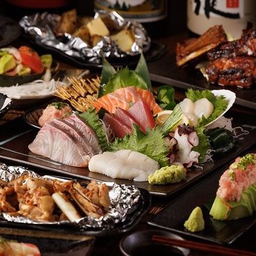 全席扉付き完全個室　3時間飲み放題　直送鮮魚×和牛すき焼き　ギントロ湯島店のおすすめ料理1