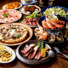 火と石のTRATTORIAコース