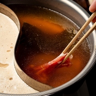 様々なお肉で楽しめるしゃぶしゃぶ