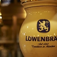 ドイツビールの銘柄"レーベンブロイ"～ドイツ風　居酒屋　クライネヒュッテ～