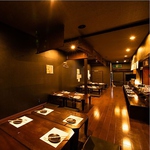 暖簾を下すこともできる4名様～のお座敷席は、プライベートな空間でお食事を楽しみたい方にぴったり