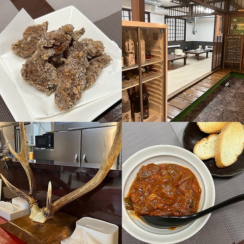 今日はちょっと贅沢に、蝦夷鹿肉と和の空間に癒される時間。