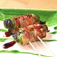 ヘルシーなのに満足感◎肉巻き野菜串