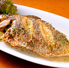 県産鮮魚のバター焼き　小