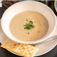 クラムチャウダースープ