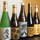 日本酒、焼酎、ワインにウイスキーなど、お酒の品揃えも豊富です。