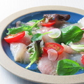 料理メニュー写真&nbsp;鮮魚のカルパッチョ 発酵レモンのビネグレット