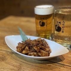 鶏せせりとヤゲンナンコツのたれ焼き