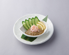 三陸産　ホヤ酢/紅ずわいがに味噌/海鮮ミックスチャンジャ
