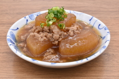 大根の肉みそ煮込み