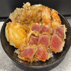 黒毛和牛レア天丼