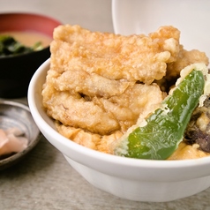 かしわ天丼（鶏天丼）