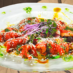 馬肉のカルパッチョ