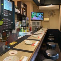 《お1人様でも気兼ねなくご利用いただけるカウンター席です◎》