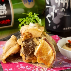 椎茸の天ぷら～吉四六タルタル添え～