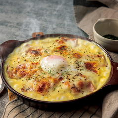 とろけるたまごとベーコンのカルボナーラ風ドリア