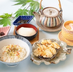 夏の味覚　鱧天ぷらだし茶漬け膳