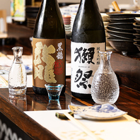 全国から厳選した銘酒と合うお料理をご提供しております