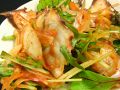 料理メニュー写真 タコのピリ辛野菜・イカのピリ辛野菜