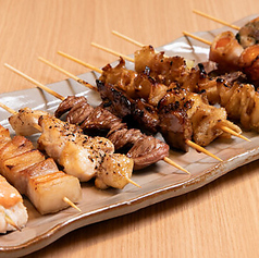 焼き鳥盛合せ 5本
