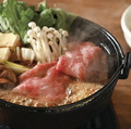 料理メニュー写真 近江牛のすき焼き小鍋