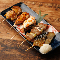 魚串５点盛り合わせ