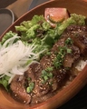 料理メニュー写真&nbsp;リブロースステーキ丼