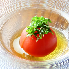 出汁酢漬け冷トマト