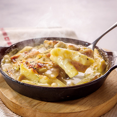 チキンとベーコンのクリームグラタン