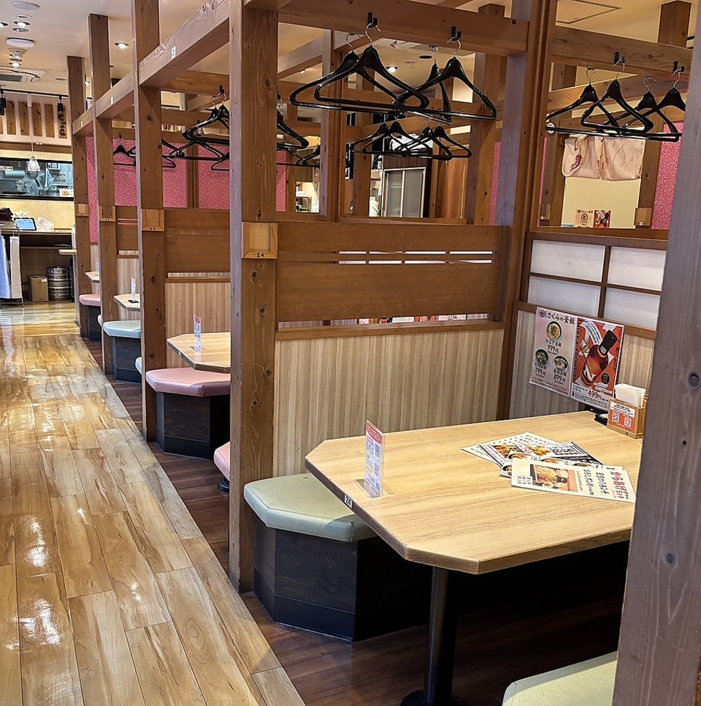 落ち着ける和の空間♪ゆったりできる大小多様なお席ご用意◎※画像は系列店です！