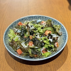 しらすと韓国海苔のチョレギサラダ