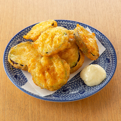 茄子とズッキーニの唐揚げ カレー風味